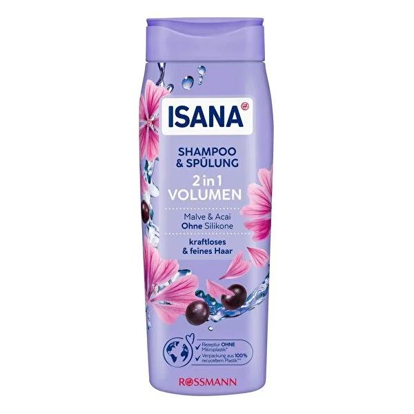 Isana Shampoo and Conditioner for Dry and Fine Hair - Silicone-Free, Dermatologically Tested, 10.14 fl oz