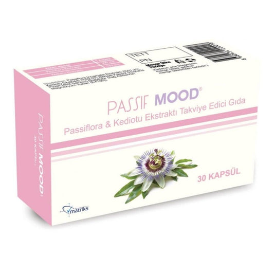 Passif Mood Passiflora & Valerian Root Supplement - 30 Capsules