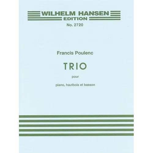 Trio for Piano, Oboe and Bassoon - Paperback