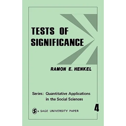 Tests of Significance 4 - Paperback