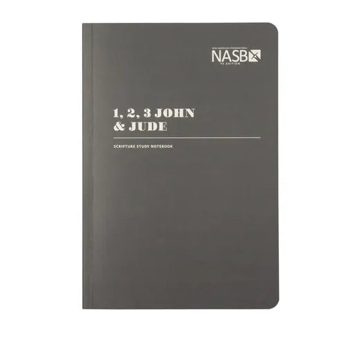 NASB Scripture Study Notebook: 1-3 John & Jude: NASB - Paperback