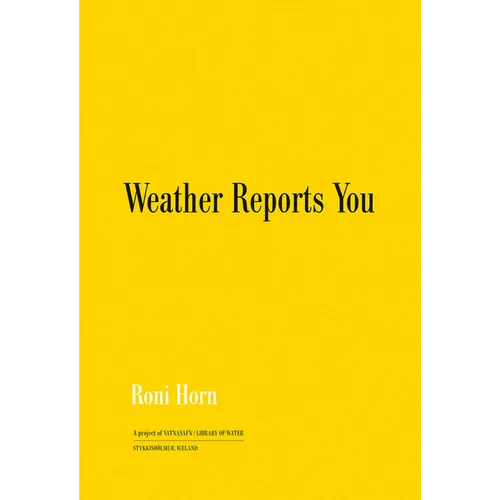 Roni Horn: Weather Reports You - Paperback