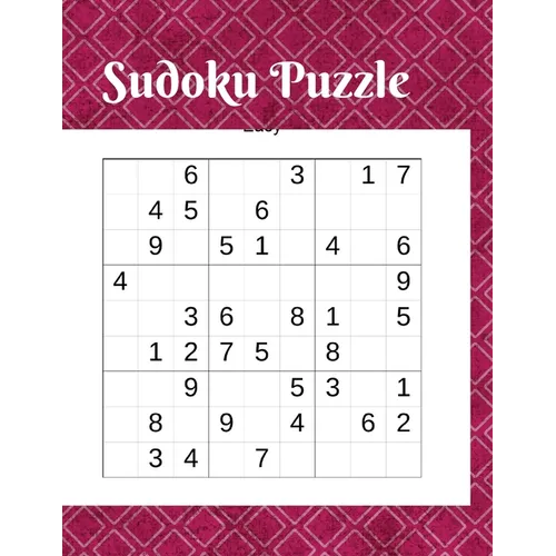 Suduko Puzzle: Book for Adults/teen with easy to hard levels. improve your game with these two challenging levels. Large print and solutions included - Paperback