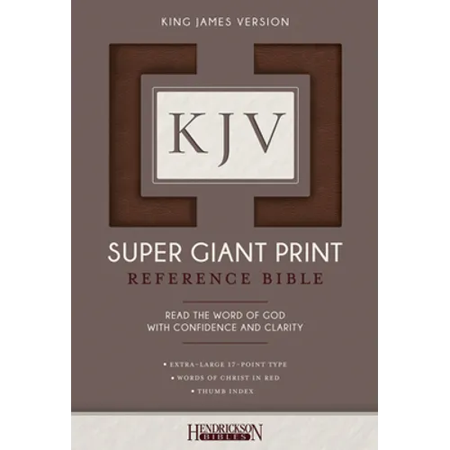 KJV Super Giant Print Bible - Imitation Leather