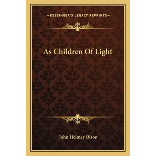 As Children Of Light - Paperback