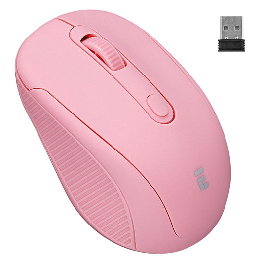 Everest Rose Gold Wireless Mouse SM-300 - 800/1200/1600 DPI Adjustable Sensitivity, 30M Range