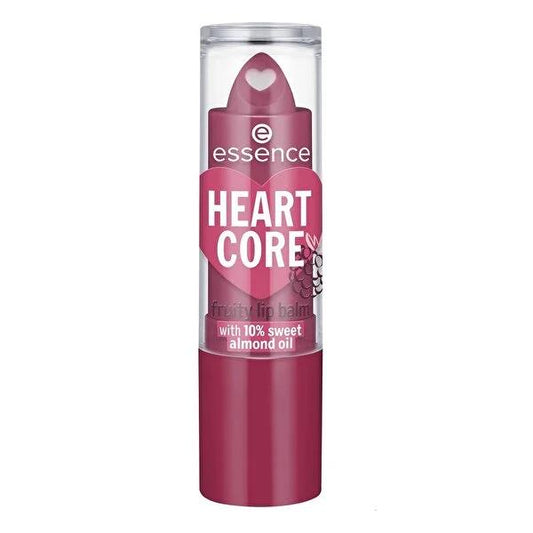 Essence Heart Core Fruity Lip Balm: Nourishing & Moisturizing Lip Care with Delicious Scent - Relieve Dryness & Maintain Elasticity