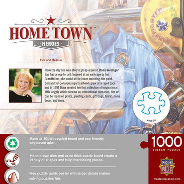 Hometown Heroes - Fire and Rescue 1000 Piece Puzzle