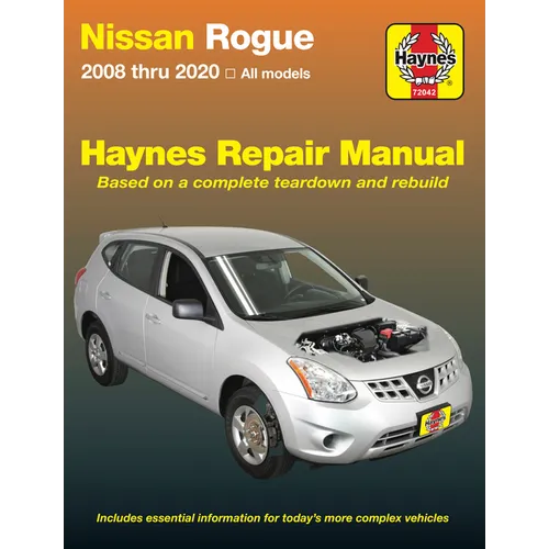 Nissan Rogue 2008-20 & Nissan Rogue Select 2014-15 - Paperback