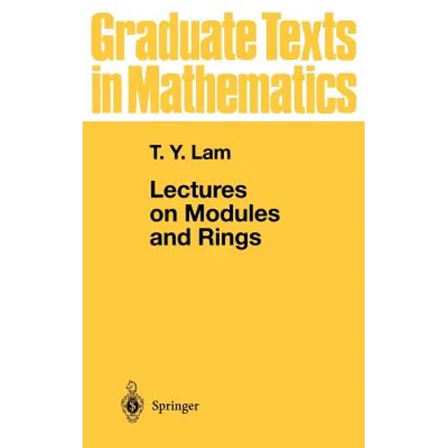 Lectures on Modules and Rings - Hardcover