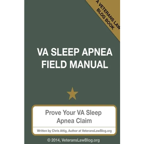 VA Sleep Apnea Field Manual - Paperback