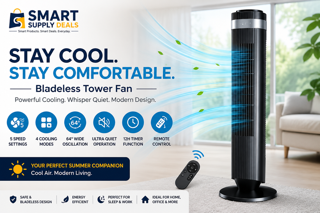 How to Choose the Best Bladeless Tower Fan for Your Home: Features, Benefits &amp; Buying Guide