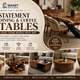 5 Statement Dining & Coffee Tables That Turn Wood Into Art