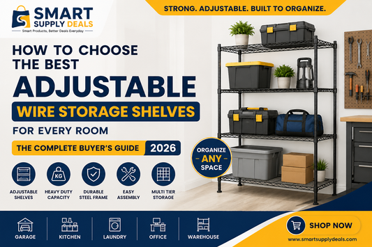 How to Choose the Best Adjustable Wire Storage Shelves for Every Room: A Complete Buyer's Guide (2026)