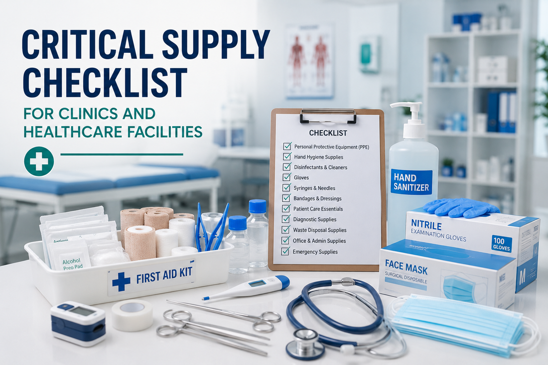 Critical Supply Checklist for Clinics and Healthcare Facilities