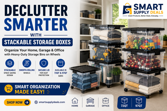 Stackable Storage Boxes with Wheels: The Ultimate Room-by-Room Guide