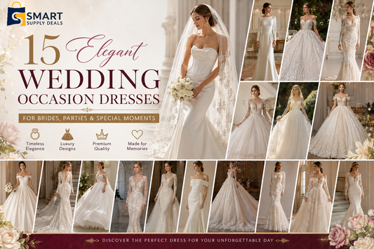 Elegant Wedding Dress Collection – Lace, Satin, Fishtail, Off-Shoulder, Long Sleeve &amp; French-Inspired Bridal Styles