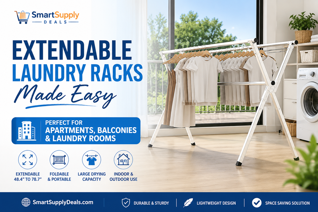 Extendable Laundry Racks Made Easy