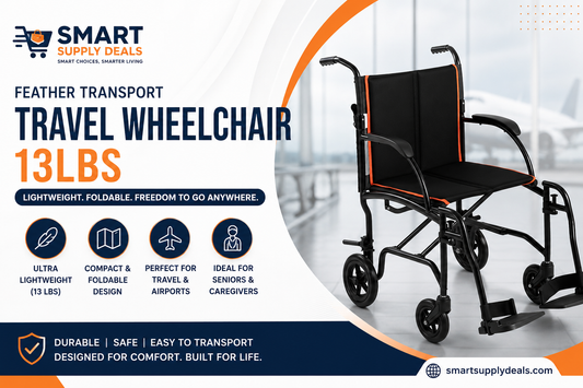 Feather Transport Travel Wheelchair 13lbs