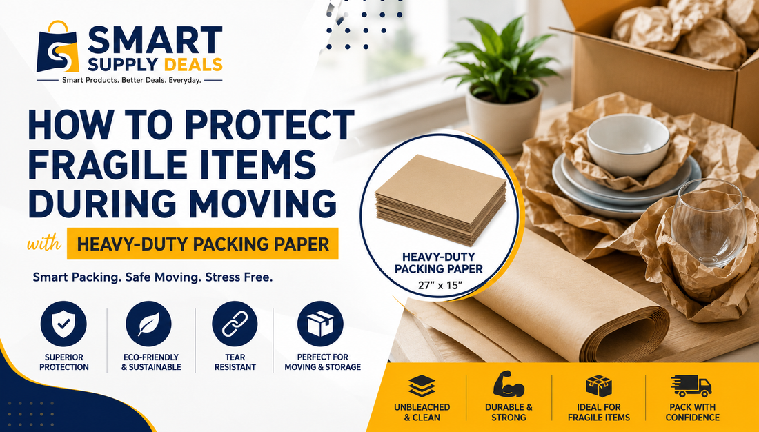 How to Protect Fragile Items During Moving with Heavy-Duty Packing Paper