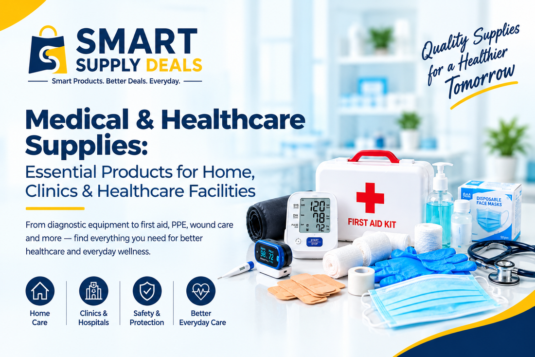 Medical & Healthcare Supplies: Essential Products for Home, Clinics & Healthcare Facilities