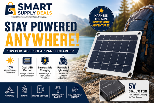 Best Portable Solar Panel Charger for Camping, Hiking & Emergency Backup