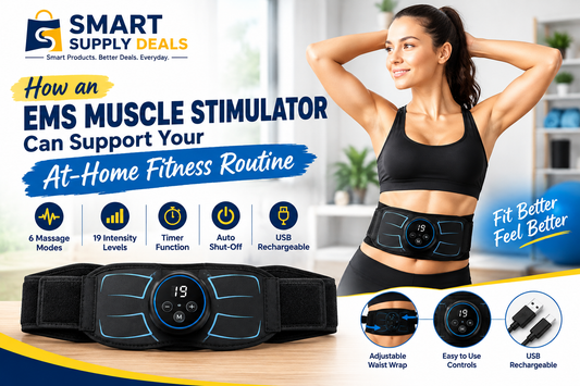 How an EMS Muscle Stimulator Can Support Your At-Home Fitness Routine