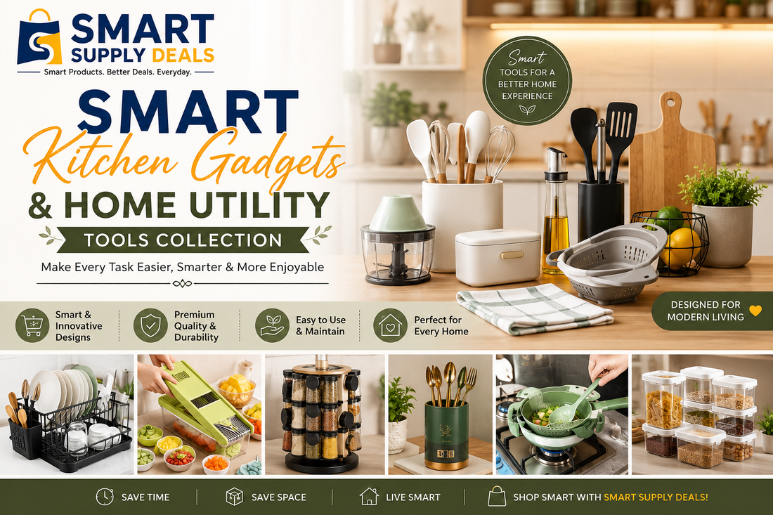 Smart Kitchen Gadgets &amp; Home Utility Tools Collection