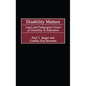 Disability Matters: Legal and Pedagogical Issues of Disability in Education - Hardcover