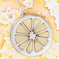 Lemon Slice Sterling & Brass Necklace
