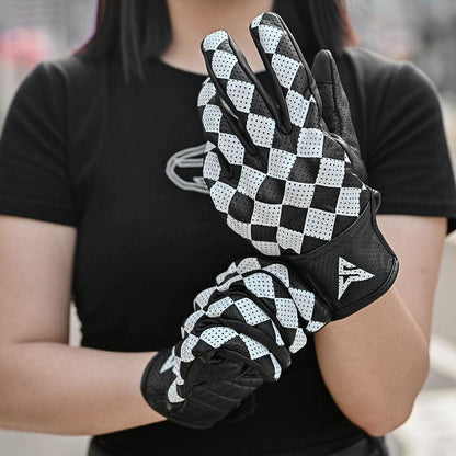 HVA™ Checkerboard Motorcycle Gloves