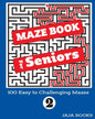 MAZE BOOK For Seniors - Paperback