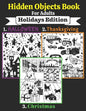 Hidden Objects Book For Adults: Seek and Find the Holidays Objects in the Pictures - Paperback