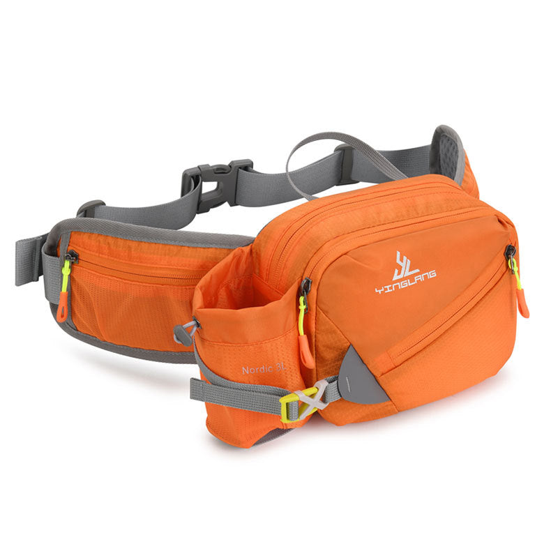 Mens Outdoor Sports Water Bottle Hiking And Climbing Waist Bag