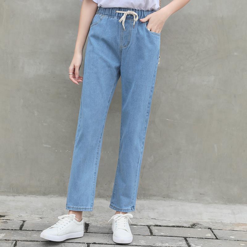 Straight-leg Pants With An Elastic Waistband No Magnets