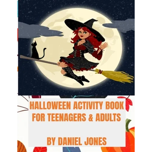 Halloween activity Book for Teenagers and Adults - Paperback