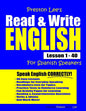 Preston Lee's Read & Write English Lesson 1 - 40 For Spanish Speakers - Paperback
