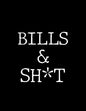 Bills & Shit: Adult Budget Planner, Weekly Expense Tracker, Monthly Budget, Budget Planner Book, Daily Planner Book, Bill Tracking - Paperback