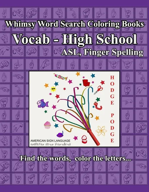 Whimsy Word Search, Vocab High School, ASL - Paperback