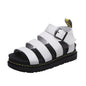 Buckle Sandals Flat PlatformThick Bottom Shoes Women Summer