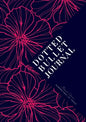 Dotted Bullet Journal: Medium A5 - 5.83X8.27 (Neon Pink Flowers) - Paperback