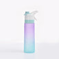 Spray Water Bottle For Girls Outdoor Sport Fitness Water Cup Large Capacity Spray Bottle Drinkware Travel Bottles Kitchen Gadgets