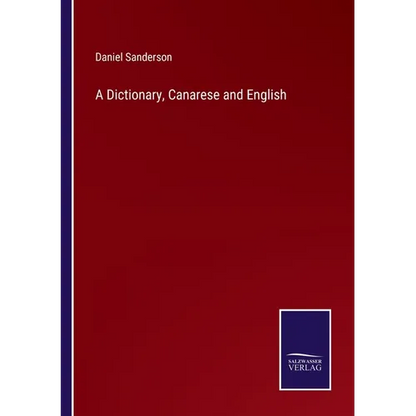 A Dictionary, Canarese and English - Paperback