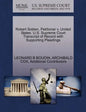 Robert Soblen, Petitioner V. United States. U.S. Supreme Court Transcript of Record with Supporting Pleadings - Paperback