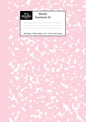 Marble Notebook A5: Pastel Pink Marble Wide Ruled Journal - Paperback