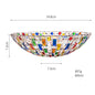 Stained Glass Vase Fruit Plate Jar Goblet Home Decor Utensils