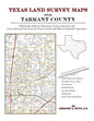 Texas Land Survey Maps for Tarrant County - Paperback