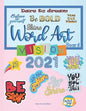 Vision Board Word Art: Over 300 Word Art Quotes to Cut and Past on Your 2021 Vision Board Vision Board Magazine 8.5x11 inch - Paperback