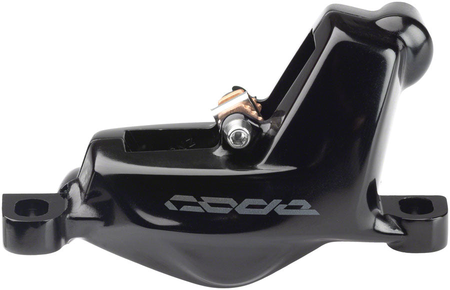 SRAM Code Silver Stealth Disc Brake Caliper Assembly - Front/Rear Post Mount 4-Piston BLK C1 Main image