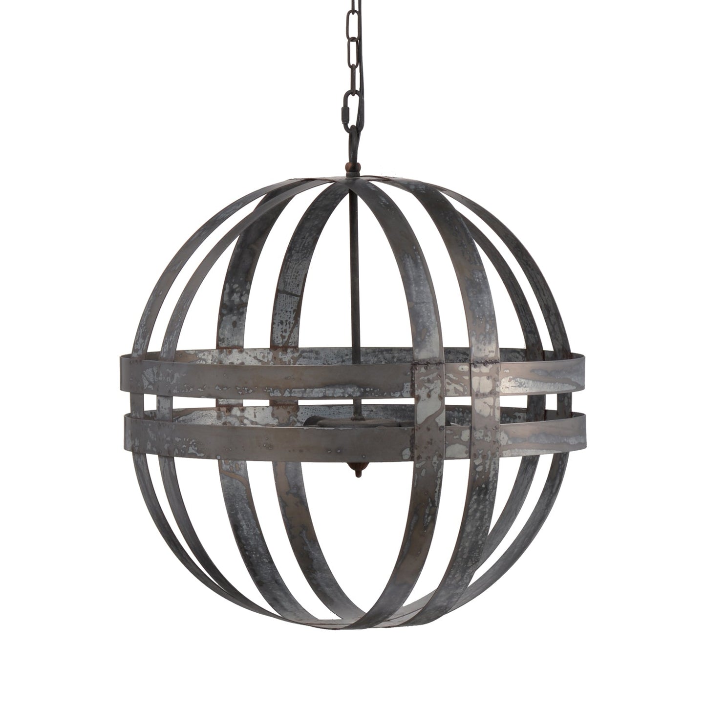 Chandelier 4-Light Galvanized Hanging Adjustable Chain Dining Room